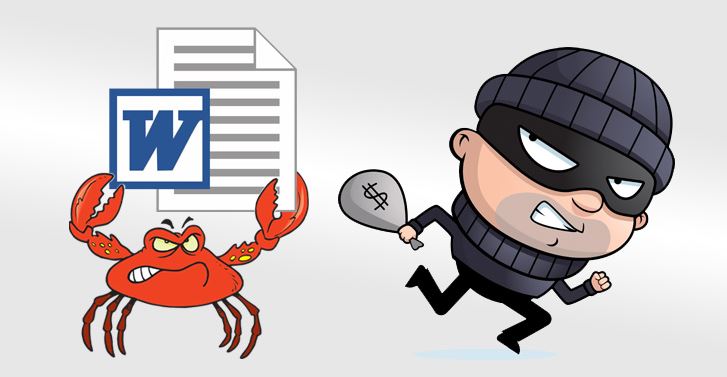 GandCrab ransomware and Ursnif virus spreading via MS Word macros